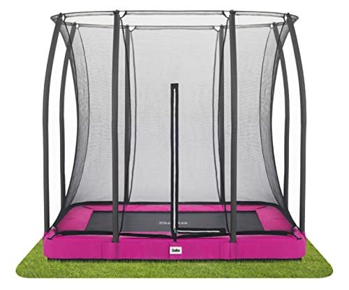 Salta Comfort Edition Ground - Bodentrampolin mit Sicherheitsnetz – 214x153cm – Rechteckig - Pink Salta Comfort Edition Ground - Bodentrampolin mit Sicherheitsnetz – 214x153cm – Rechteckig - Pink von Salta