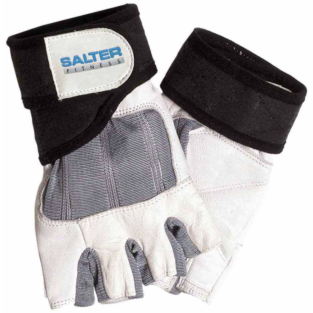 Salter Leather&spandex Training Gloves Grau XL von Salter