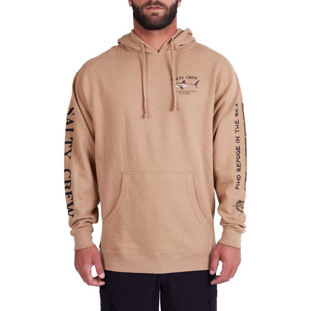 Salty Crew Bruce Hood Hoodie Fleece Refurbished Beige L Mann Salty Crew Bruce Hood Hoodie Fleece Refurbished Beige L Mann von Salty Crew