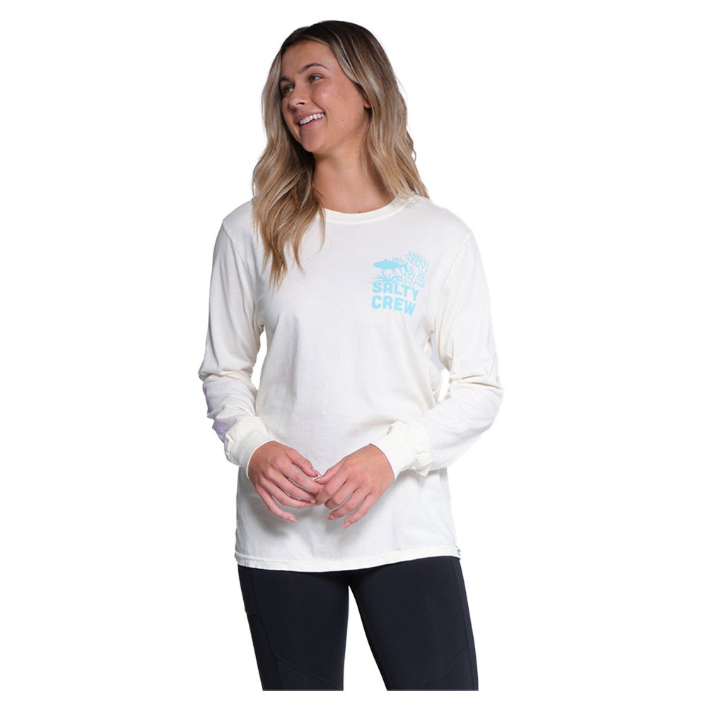 Salty Crew Kelp Forest Boyfriend Long Sleeve T-shirt Weiß M Frau von Salty Crew