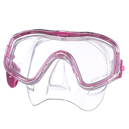 Salvas Kinder Tauchmaske Easy Schnorchel Taucher Schwimm Brille Maske Mit Nase pink von Salvas sub