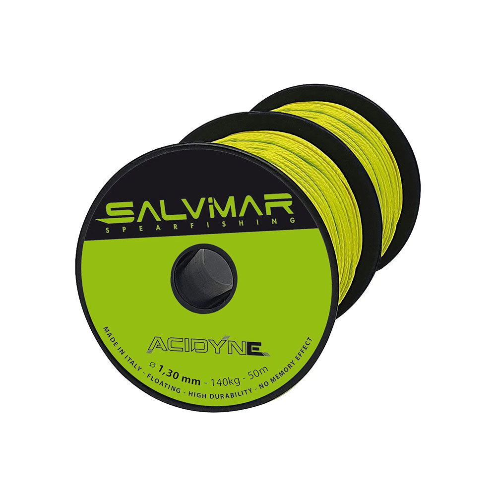 Salvimar Acidyne 50 M Dyneema Rope Grün 1.3 mm von Salvimar