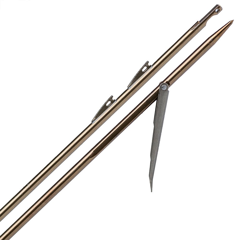 Salvimar Single Flopper Inox 17-4ph 6.5 Mm Bolt Exlusive Ares Spearshaft Golden 1350 mm von Salvimar