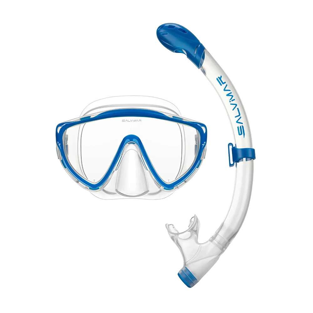 Salvimar Snorkeling Kit Coral Snorkeling Set Blau von Salvimar