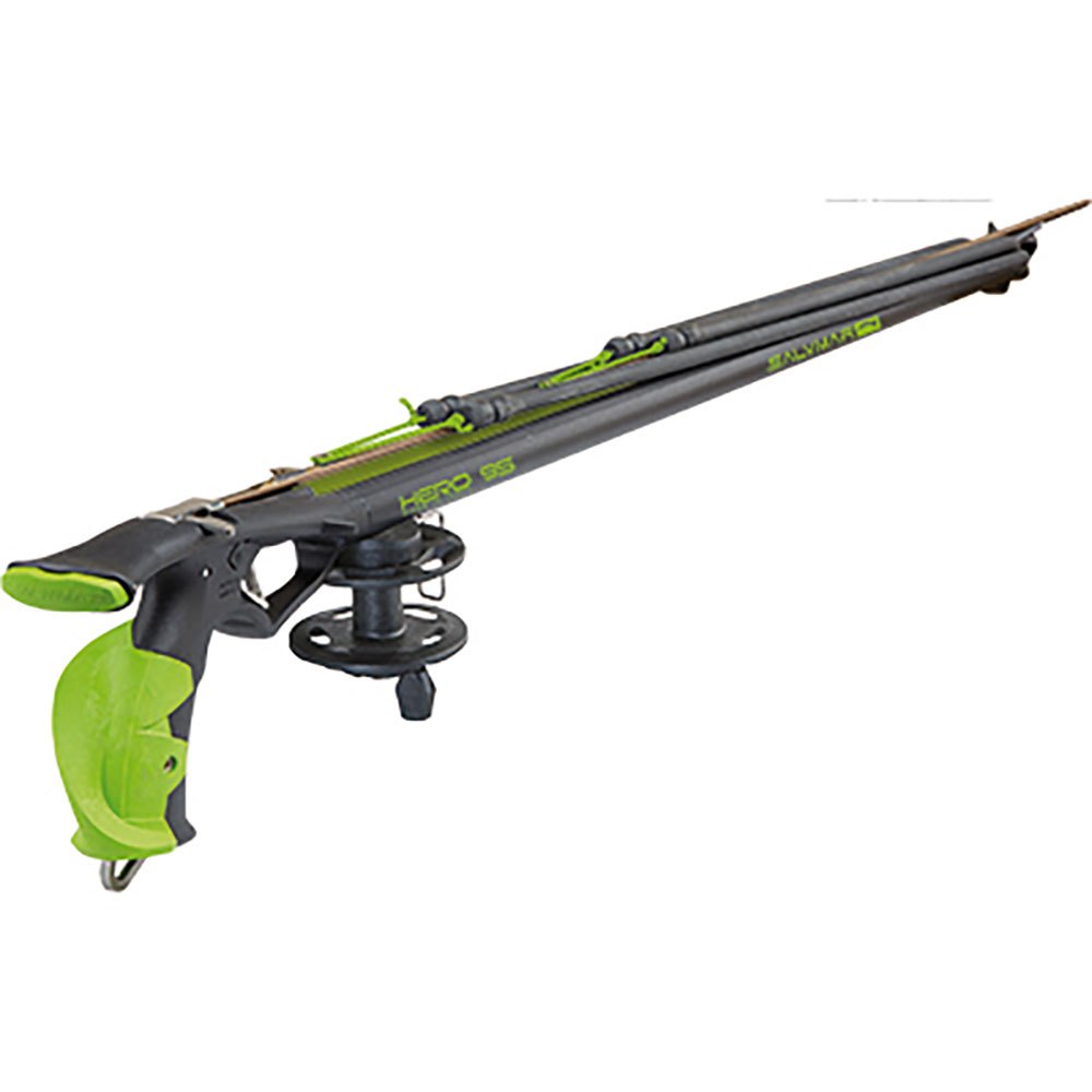 Salvimar Hero Sling Spearfishing Gun With Reel Grün,Schwarz 65 cm von Salvimar