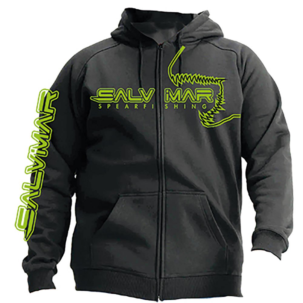 Salvimar Logo Full Zip Sweatshirt Schwarz M Mann von Salvimar