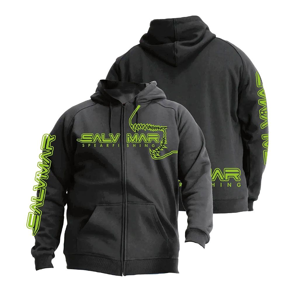 Salvimar Logo Full Zip Sweatshirt Schwarz M Mann von Salvimar