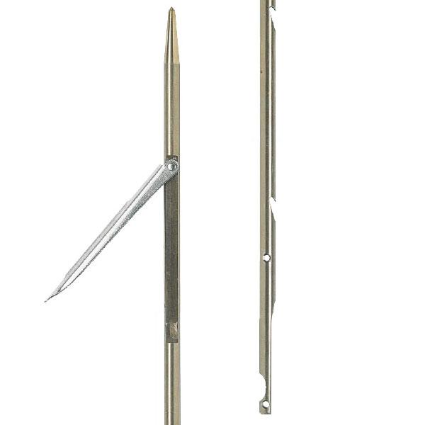 Salvimar Inox 17-4ph Tahitiana Tacche 6.25 Mm Single Flopper Spearshaft Silber 1450 mm von Salvimar