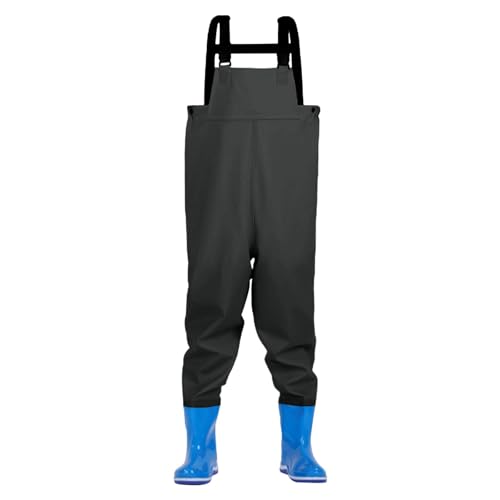 Salyeeluly Kinderwathose | Wathose für Jugendliche | Kinder Brust Wathose | Halbkörper-Angel-Wasserhose mit Stiefeln | verstellbar Kinder Wathose Stiefel wasserdichte rutschfest für und Jagd Salyeeluly Kinderwathose | Wathose für Jugendliche | Kinder Brust Wathose | Halbkörper-Angel-Wasserhose mit Stiefeln | verstellbar Kinder Wathose Stiefel wasserdichte rutschfest für und Jagd von Salyeeluly