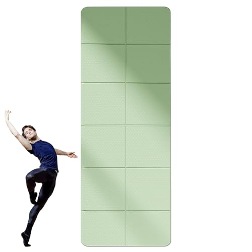 Salyeeluly Faltbare Yogamatte, leichte Matte für Reisen, Barfuß-Übungspad für Herren, Heimtraining, Fitness, Fitnessstudio, Yoga, 183 x 61 x 0,3 cm von Salyeeluly