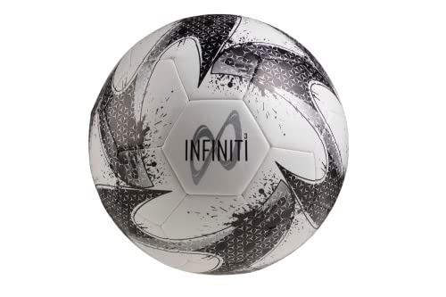Samba Infiniti Trainingsball, Weiß/Silber/Schwarz (2023) – Größe 4 Fußball, 30 von Samba