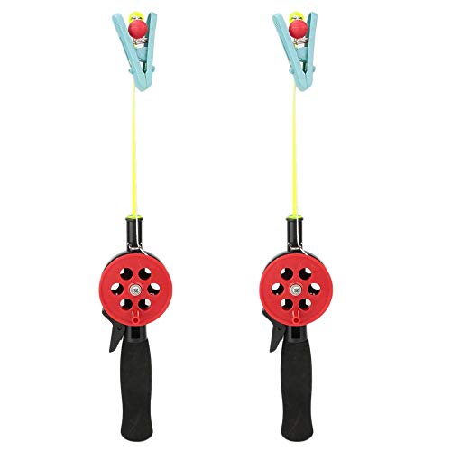 Samfox Angelrute, Mini Tragbare Kinder Kid Ice Angelrute Mit Clip Für Shrimp Crab 2st Samfox Angelrute, Mini Tragbare Kinder Kid Ice Angelrute Mit Clip Für Shrimp Crab 2st von Samfox