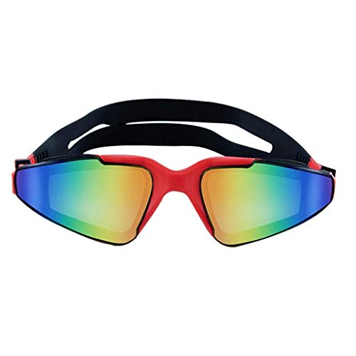 Samnuerly Schwimmbrille, Schwimmbrille, kein Auslaufen, Anti-Triathlon-Schwimmbrille für Erwachsene, Männer, Frauen, Jugendliche, Kinder von Samnuerly