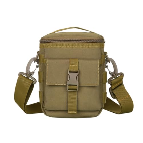 Samorukfor Outdoor-Hüfttasche, multifunktionale Tasche, Handytasche, Outdoor-Sportausrüstung, Braun/Gelb von Samorukfor