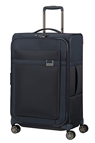 Samsonite Airea - Spinner S (Länge: 35 cm) Erweiterbar Handgepäck, 55 cm, 38/43.5 L, Blau (Dark Blue) von Samsonite