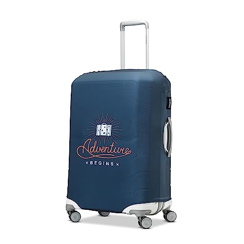 Samsonite Bedruckte Gepäckabdeckung, Abenteuer beginnt, Medium, Bedruckte Gepäckabdeckung Samsonite Bedruckte Gepäckabdeckung, Abenteuer beginnt, Medium, Bedruckte Gepäckabdeckung von Samsonite