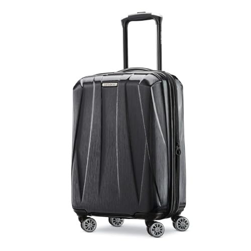 Samsonite Centric 2 Hardside erweiterbares Gepäck mit Spinnrollen, Schwarz von Samsonite