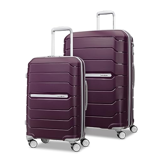 Samsonite Freeform Hardside Erweiterbar mit doppelten Spinnrollen, violett - Amethyst Purple, 2-Piece Set (21/28), Freeform Hardside Erweiterbar mit doppelten Spinnrädern von Samsonite