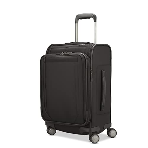 Samsonite Lineate DLX Softside Erweiterbares Gepäck mit Spinner-Rädern, Schwarz, Large EXP Spinner, Lineate DLX Softside erweiterbares Gepäck mit Spinnrollen von Samsonite