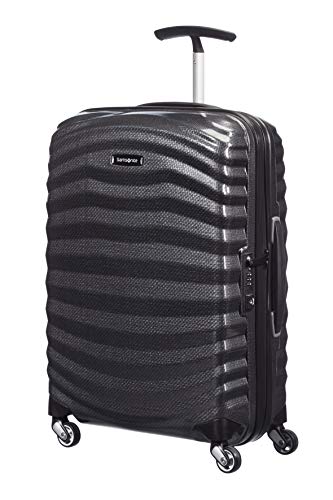 Samsonite Lite-Shock - Spinner S Handgepäck, 55 cm, 36 L, mit 4 Rollen, Schwarz (Black) von Samsonite