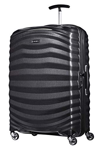 Samsonite Lite-Shock - Spinner L Koffer, 75 cm, 98,5 L, mit 4 Rollen, Schwarz (Black) von Samsonite