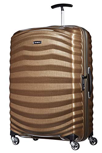 Samsonite Lite-Shock - Spinner L Suitcase, 75 cm, 98.5 L, Brown (Sand) von Samsonite