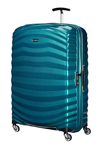 Samsonite Lite-Shock - Spinner XL Koffer, 81 cm, 124 L, mit 4 Rollen, Blau (Petrol Blue) von Samsonite