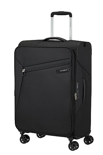 Samsonite Litebeam - Spinner M, Erweiterbar Koffer, 66 cm, 67/73 L, Schwarz (Black) von Samsonite