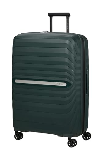 Samsonite Neo Flux - Spinner L, Erweiterbarer Koffer, 75 cm, 109/121 L, Grün (Jungle Green) von Samsonite