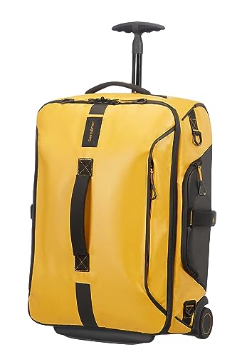 Samsonite Paradiver Light - Reisetasche/Rucksack mit 2 Rollen S, 55 cm, 51 L, Gelb (Yellow) von Samsonite