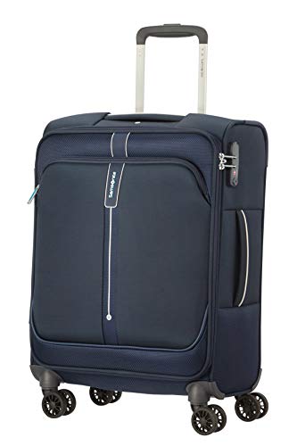 Samsonite Popsoda - Spinner S (Länge: 40 cm) Handgepäck, 55 cm, 40 L, Blau (Dark Blue) von Samsonite