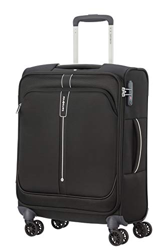 Samsonite Popsoda - Spinner S (Länge: 40 cm) Handgepäck, 55 cm, 40 L, TSA-geprüft, Schwarz (Black) von Samsonite