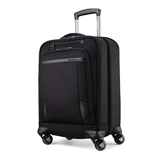 Samsonite Pro Travel Softside Erweiterbares Gepäck mit Spinner-Rädern, schwarz, Smart Carry-On 21-Inch, Pro Travel Reisegepäck mit Rollen, erweiterbar von Samsonite