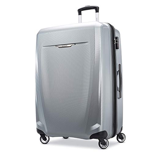 Samsonite Winfield 3 DLX Hartschalengepäck mit Spinnrollen, Silber, Checked-Large 28-Inch, Winfield 3 DLX Hartschalengepäck mit Spinnern Samsonite Winfield 3 DLX Hartschalengepäck mit Spinnrollen, Silber, Checked-Large 28-Inch, Winfield 3 DLX Hartschalengepäck mit Spinnern von Samsonite