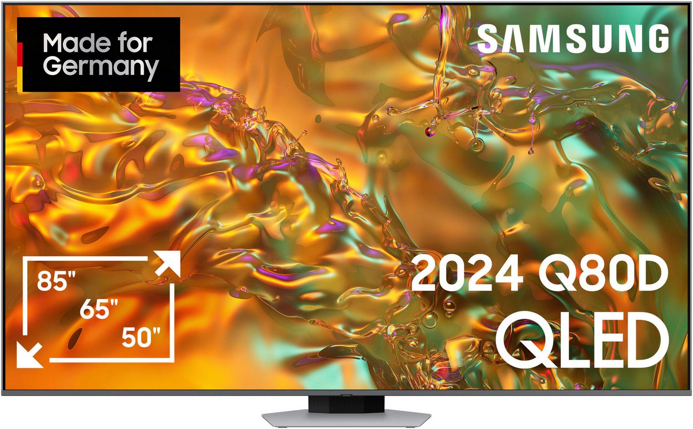 Samsung GQ75Q80DAT QLED-Fernseher (189 cm/75 Zoll, 4K Ultra HD, Smart-TV, Neural Quantum 4K AI Gen2 Prozessor, bis zu 120Hz) von Samsung