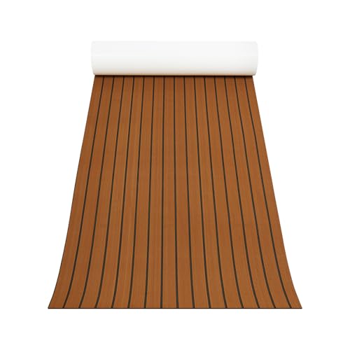 SanBouSi 240 x 90 cm Eva Teakholz Schaum Bodenbelag DIY Selbstklebende Flexible Dehnbare Anti Rutsch Teak Bodenbeläge für Boote Yacht 6mm SanBouSi 240 x 90 cm Eva Teakholz Schaum Bodenbelag DIY Selbstklebende Flexible Dehnbare Anti Rutsch Teak Bodenbeläge für Boote Yacht 6mm von SanBouSi