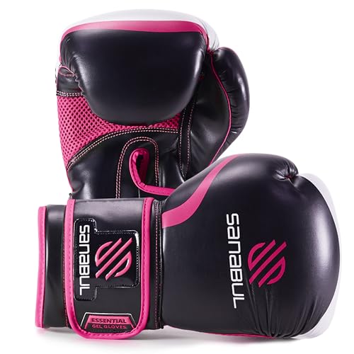 Essential Boxhandschuhe, Pink, 340 g Essential Boxhandschuhe, Pink, 340 g von Sanabul
