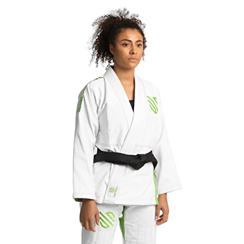 Sanabul Essential BJJ Gi für Damen | Brasilianischer Jiu Jitsu Gi für Frauen | Leichter Kimono, sanforisierter Stoff von Sanabul