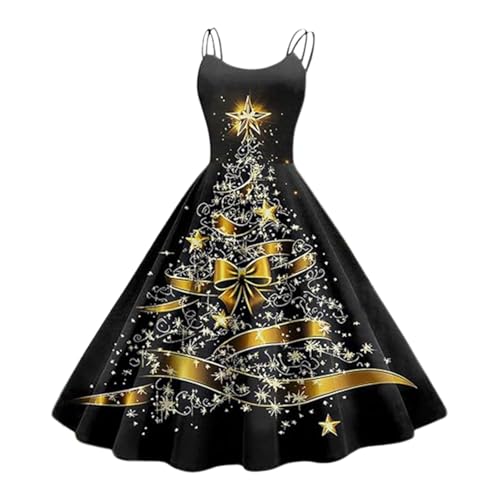 Damen Weihnachtskleid Damen Kleid Partykleid Damen Kleider Damen Festlich Weihnachten Weihnachtsoutfit Kostüm Silvester Kleider Dame Elfenkostüm Weihnachten Rock Frauen Kleider von Sanaryun