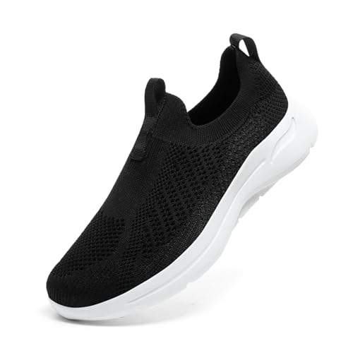 Freizeitschuhe Herren, Laufschuhe Herren Atmungsaktiv rutschfeste Sneaker - Sportschuhe Running Shoes Outdoor Walkingschuhe Walking Turnschuhe Slip on Straßenlaufschuhe Fitness von Sanaryun