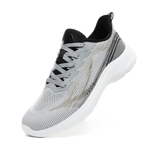 Joggingschuhe Herren, Turnschuhe Herren rutschfeste Atmungsaktiv Laufschuhe - Hallenschuhe Running Bequeme Shoes Fitness Men Sportschuhe Trainingsschuhe Walking Schuhe von Sanaryun