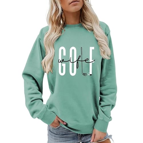 Pulli Teenager Mädchen, Pullover Damen Rundhals Sweatshirt - Langarmshirt Longsleeve Pulli Locker Frauen Tops Casual Sweatshirts Sport Langarm Kapuzenpullover Bequem Oberteil von Sanaryun