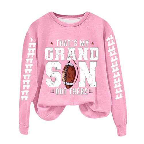 Pulli Teenager Mädchen, Pullover Damen Rundhals Sweatshirt - Tops Y2k Streetwear Pulli Aufdruck Langarmshirt Oversize Shirt Longsleeve Sweater Sport Sweatshirts Ohne Kapuze von Sanaryun