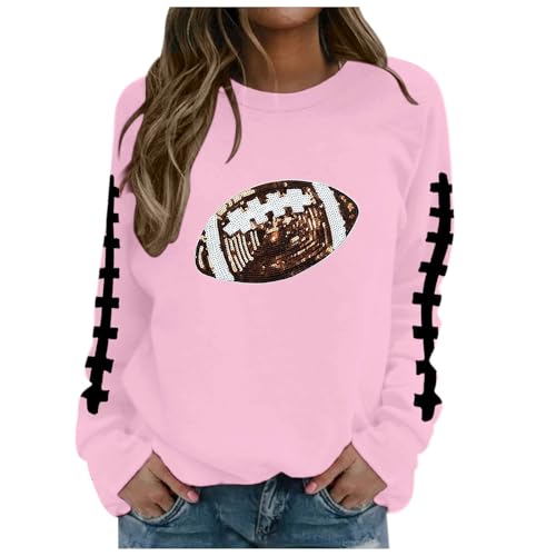 Pulli Teenager Mädchen, Sweatshirt Damen Oversize Pullover - Sweater Casual Langarmshirt Teenager Mädchen Shirt Große Größen Y2k Streetwear Pulli Übergroße Vintage Oversized Rundhals Oberteil von Sanaryun