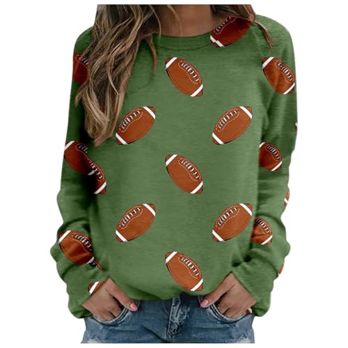 Pullover Teenager Mädchen, Pullover Damen Oversize Sweatshirt - Shirt Große Größen Sweater Vintage Langarmshirt Aufdruck Casual Pulli Sweatshirts Sport Langarm Kapuzenpullover Bequem Oberteil von Sanaryun