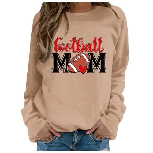 Pullover Teenager Mädchen, Sweatshirt Damen Oversize Pullover - Sweater Ohne Kapuze Langarmshirt Vintage Pulli Frauen Teenager Mädchen Shirt Casual Oberteile Tops Streetwear Oberteil von Sanaryun