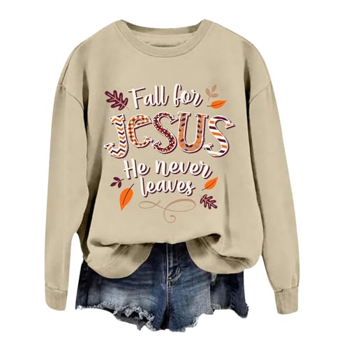 Pullover Teenager Mädchen, Sweatshirt Damen Rundhals Pullover - Print Langarmshirt Oversize Shirt Locker Tops Longsleeve Große Größen Teenager Mädchen Casual Oberteile Streetwear Pulli Oberteil von Sanaryun