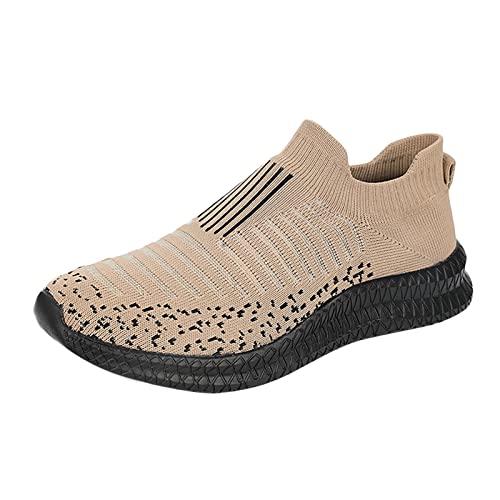 Slip On Sneaker Herren, Sneaker Herren Weite Atmungsaktiv Turnschuhe - Men Slip on Trekkingschuhe Leicht Sportschuhe Walking Freizeit Freizeitschuhe Traillaufschuhe Straßenlaufschuhe Breit von Sanaryun