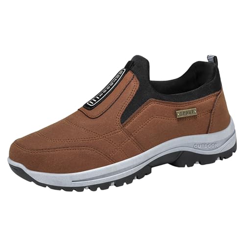 Slip On Sneaker Herren, Turnschuhe Herren Atmungsaktiv rutschfeste Laufschuhe - Leichtgewichts Freizeitschuhe Wanderschuhe Männer Hallenschuhe Sport Tennisschuhe Joggingschuhe Sneaker von Sanaryun