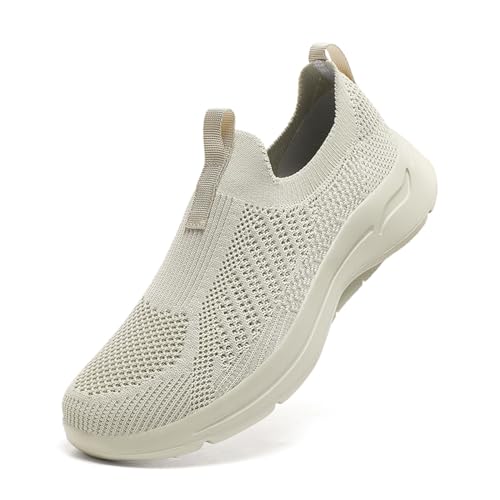 Sneaker Schuhe Herren, Turnschuhe Herren rutschfeste Bequeme Sneaker - Männer Schuhe Running Shoes Straßenlaufschuhe Slip on Wanderschuhe Gummisohlen Leichte Und Atmungsaktiv Für Gehen von Sanaryun